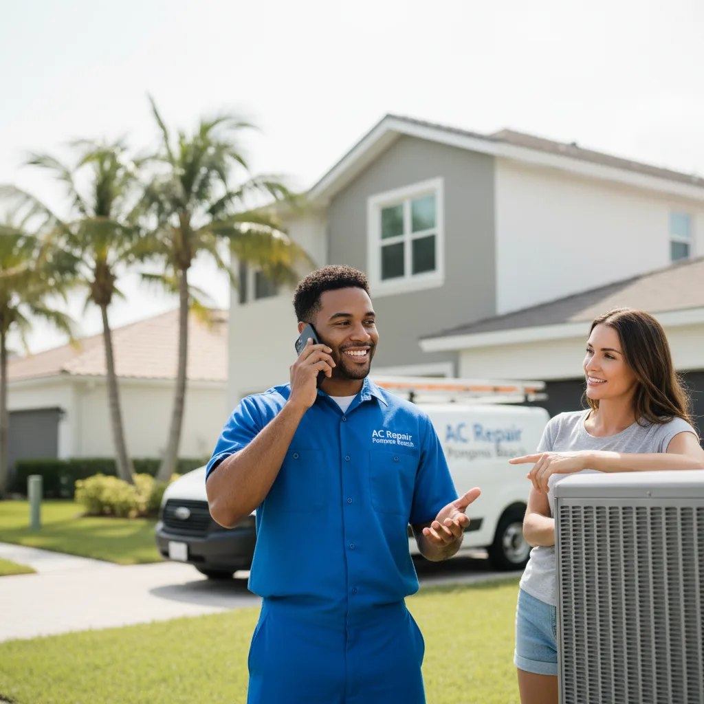 AC Repair Pompano Beach customer support in Aragon
